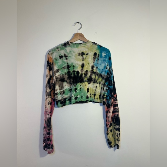 COTTON CITIZEN TOKYO LONG SLEEVE CROPPED TOP SIZE S - Picture 2 of 4